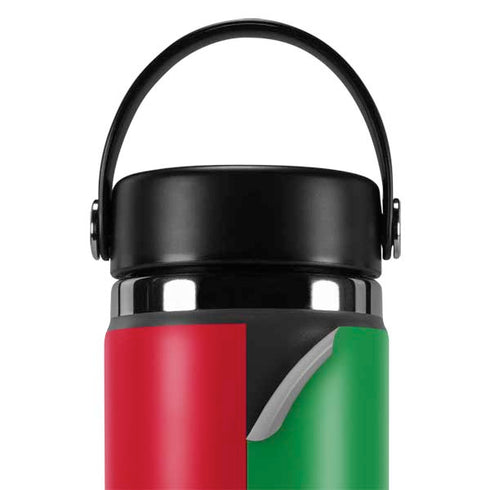 Marijuana Rasta Flag Hydro Flask 20oz Wide Mouth Skin