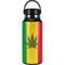 Marijuana Rasta Flag Hydro Flask 32oz Wide Mouth Skin