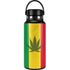 Marijuana Rasta Flag Hydro Flask 32oz Wide Mouth Skin