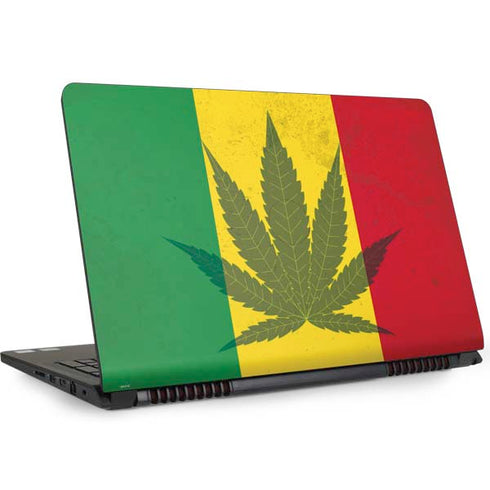 Marijuana Rasta Flag Dell Inspiron Skin