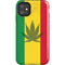 Marijuana Rasta Flag iPhone 11 Impact Case
