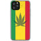 Marijuana Rasta Flag iPhone 11 Pro Clear Case