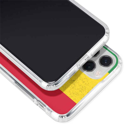 Marijuana Rasta Flag iPhone 11 Pro Clear Case