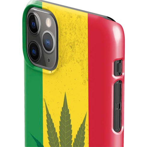 Marijuana Rasta Flag iPhone 11 Pro Max Lite Case
