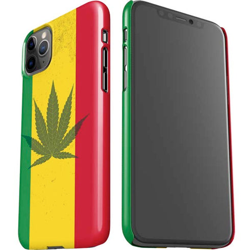 Marijuana Rasta Flag iPhone 11 Pro Max Lite Case