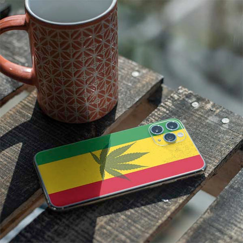 Marijuana Rasta Flag iPhone 11 Pro Skin