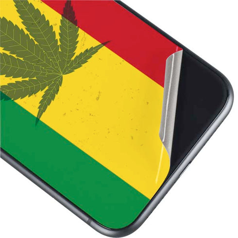 Marijuana Rasta Flag iPhone 11 Skin