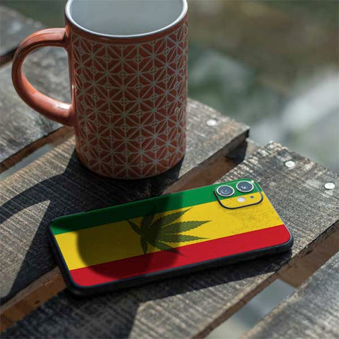 Marijuana Rasta Flag iPhone 11 Skin