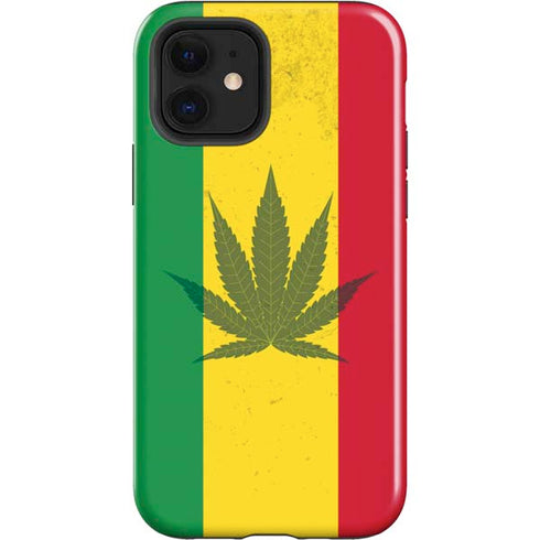 Marijuana Rasta Flag iPhone 12 Impact Case