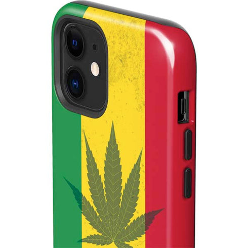 Marijuana Rasta Flag iPhone 12 Impact Case