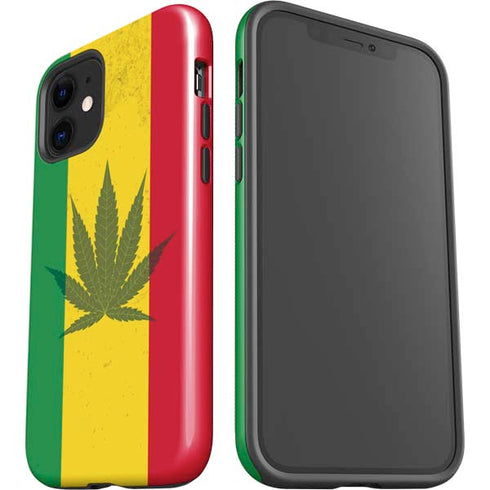 Marijuana Rasta Flag iPhone 12 Impact Case
