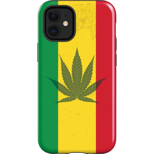 Marijuana Rasta Flag iPhone 12 Mini Impact Case