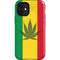 Marijuana Rasta Flag iPhone 12 Mini Impact Case