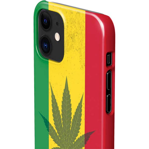 Marijuana Rasta Flag iPhone 12 Mini Lite Case