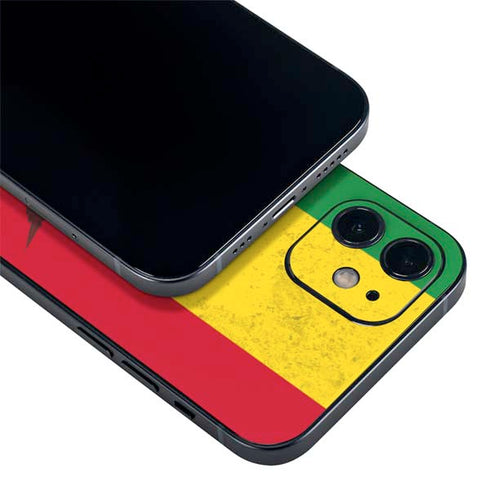 Marijuana Rasta Flag iPhone 12 Mini Skin