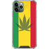 Marijuana Rasta Flag iPhone 12 Pro Clear Case