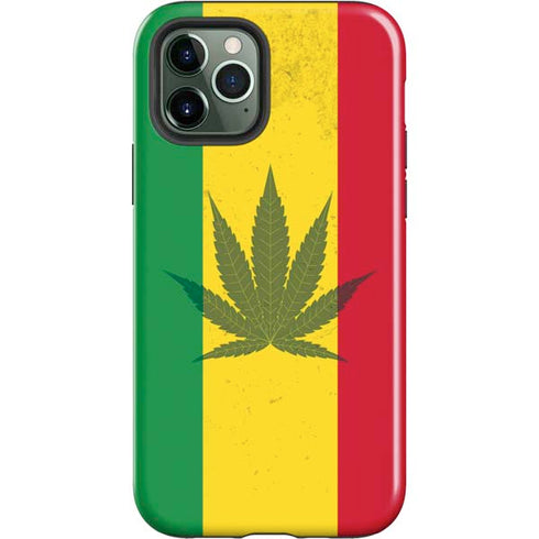Marijuana Rasta Flag iPhone 12 Pro Max Impact Case