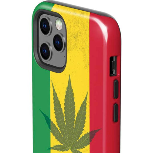 Marijuana Rasta Flag iPhone 12 Pro Max Impact Case