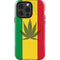 Marijuana Rasta Flag iPhone 13 Pro Impact Case