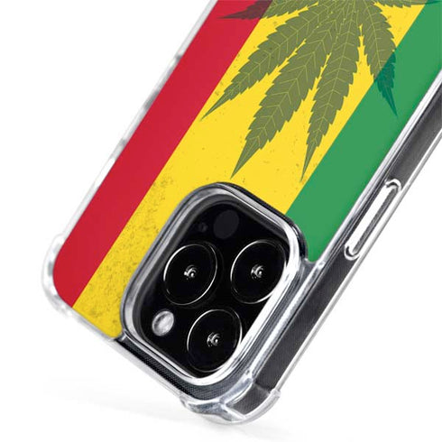 Marijuana Rasta Flag iPhone 13 Pro MagSafe Case