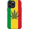 Marijuana Rasta Flag iPhone 13 Pro Max Impact Case