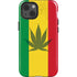 Marijuana Rasta Flag iPhone 15 Impact Case