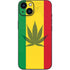 Marijuana Rasta Flag iPhone 14 Plus Skin