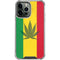 Marijuana Rasta Flag iPhone 14 Pro Max Clear Case