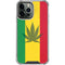 Marijuana Rasta Flag iPhone 15 Pro Max Clear Case