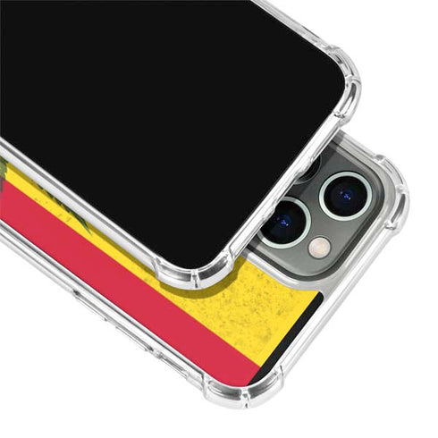 Marijuana Rasta Flag iPhone 15 Pro Max Clear Case