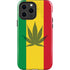 Marijuana Rasta Flag iPhone 15 Pro Max Impact Case