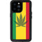 Marijuana Rasta Flag iPhone 14 Pro Max Waterproof Case