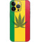 Marijuana Rasta Flag iPhone 14 Pro Skin