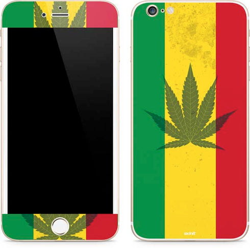 Marijuana Rasta Flag iPhone 6/6s Plus Skin
