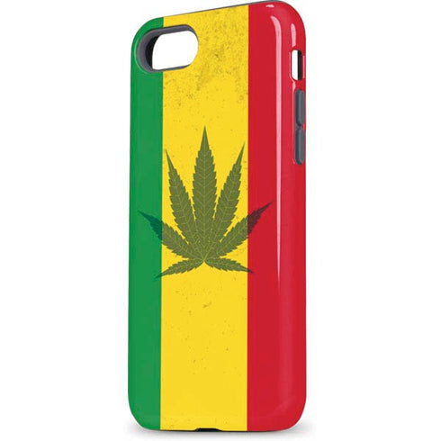 Marijuana Rasta Flag iPhone 7 Pro Case