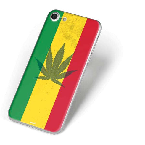 Marijuana Rasta Flag iPhone 7 Skin