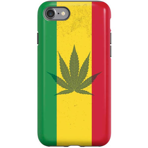 Marijuana Rasta Flag iPhone SE (2nd & 3rd Gen) Pro Case