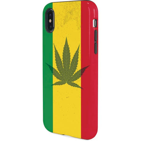Marijuana Rasta Flag iPhone X Pro Case