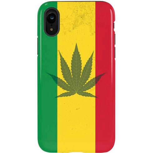 Marijuana Rasta Flag iPhone XR Pro Case