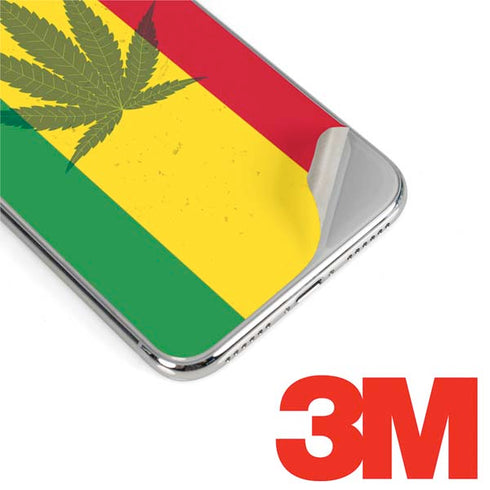 Marijuana Rasta Flag iPhone XS Max Skin