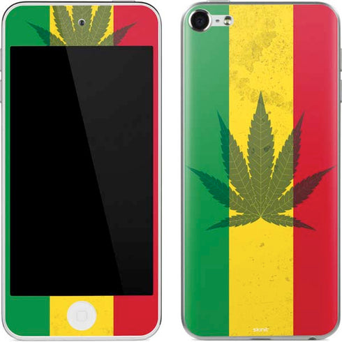 Marijuana Rasta Flag Apple iPod Skin