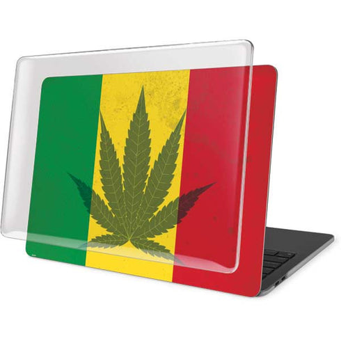 Marijuana Rasta Flag MacBook Pro 13in (2020) Case plus Skin