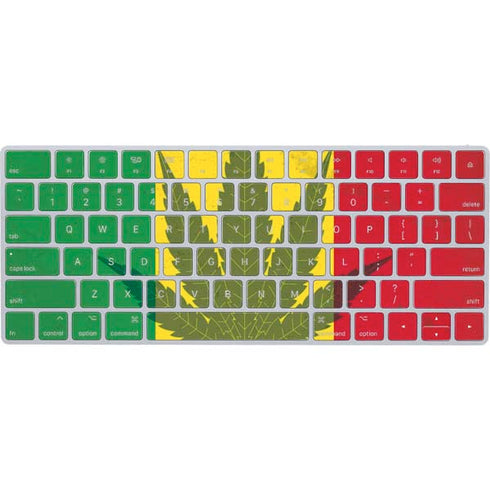 Marijuana Rasta Flag Magic Keyboard Skin