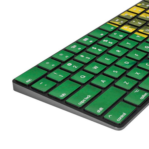 Marijuana Rasta Flag Magic Keyboard with Numeric Keypad Skin