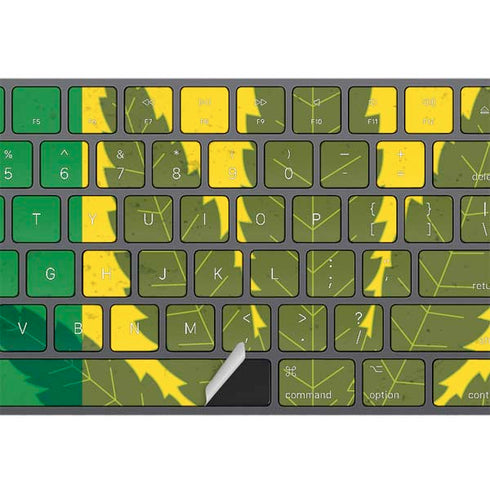 Marijuana Rasta Flag Magic Keyboard with Numeric Keypad Skin