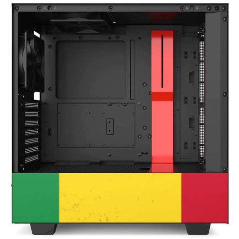Marijuana Rasta Flag NZXT H510 Compact ATX Mid-Tower Case Skin
