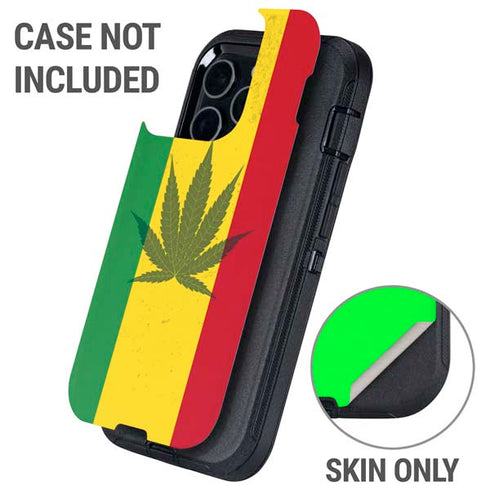 Marijuana Rasta Flag Otterbox Defender iPhone Skin
