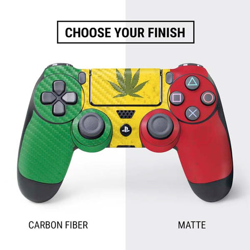 Marijuana Rasta Flag PS4 Controller Skin