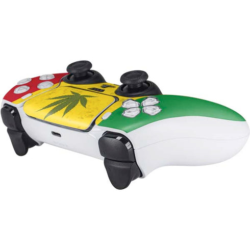 Marijuana Rasta Flag PS5 Controller Skin