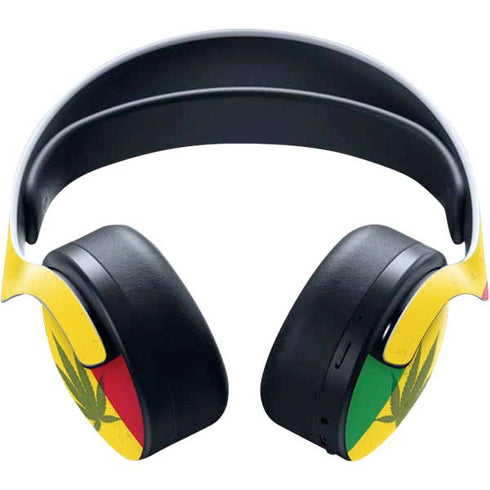 Marijuana Rasta Flag PULSE 3D Wireless Headset for PS5 Skin